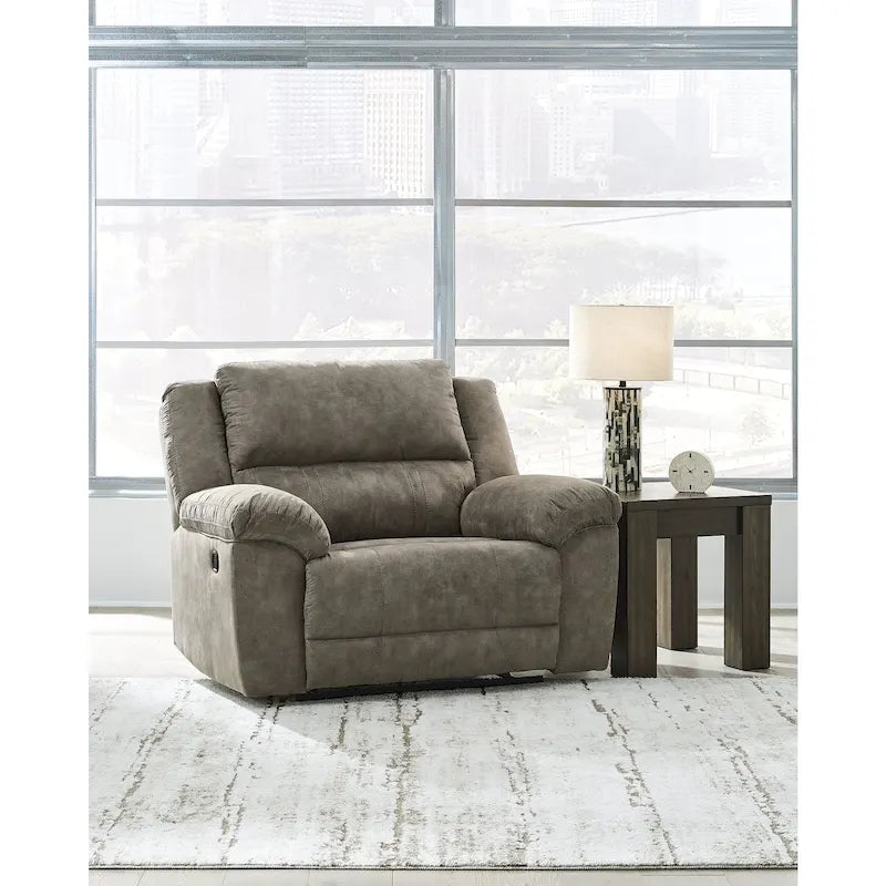 Signature Design by Ashley Laresview Brown Oversized Recliner