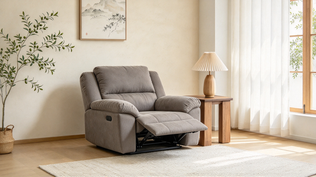 Brown Oversized Recliner