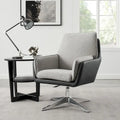 Marcia Swivel Sherpa Chair Accent Chair