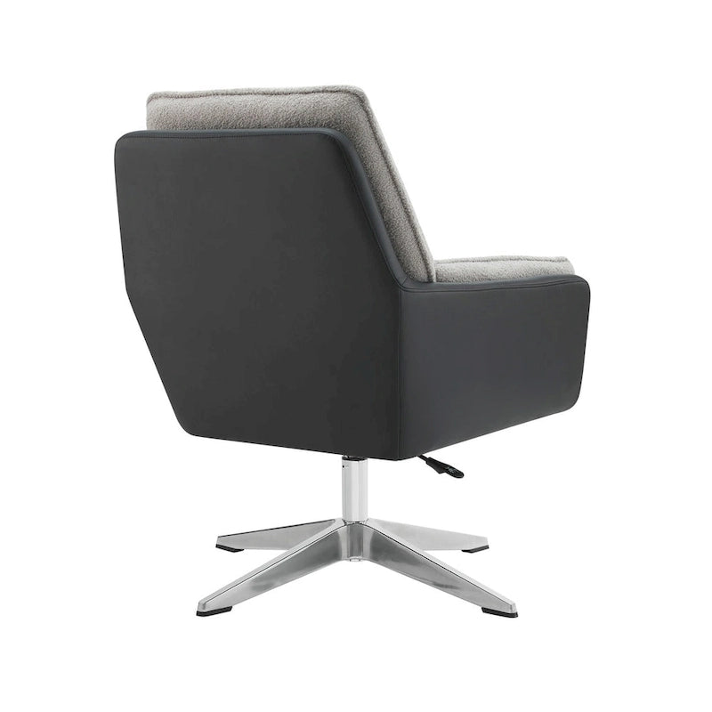 Marcia Swivel Sherpa Chair Accent Chair