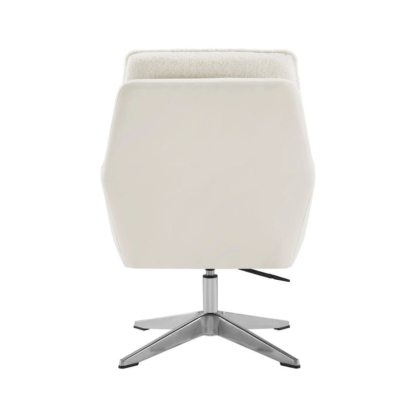 Marcia Swivel Sherpa Chair Accent Chair