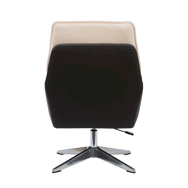 Marcia Swivel Sherpa Chair Accent Chair