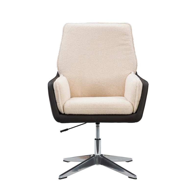Marcia Swivel Sherpa Chair Accent Chair