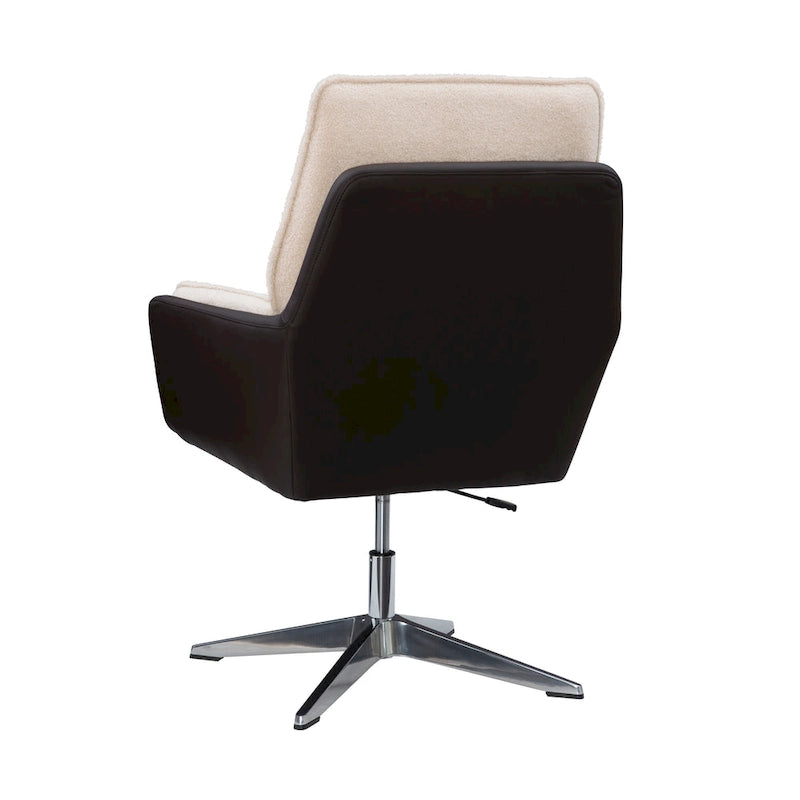 Marcia Swivel Sherpa Chair Accent Chair