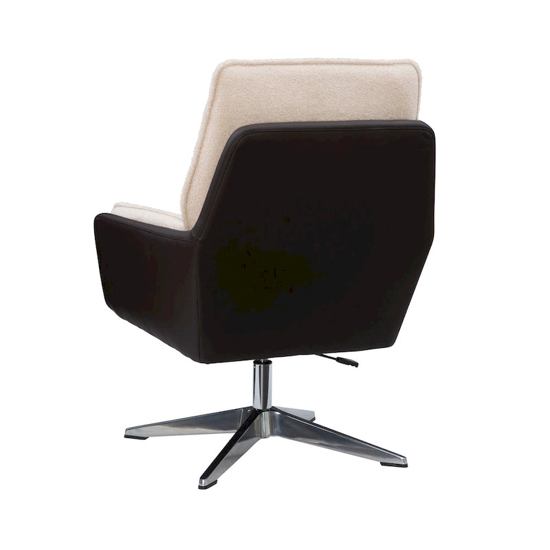 Marcia Swivel Sherpa Chair Accent Chair
