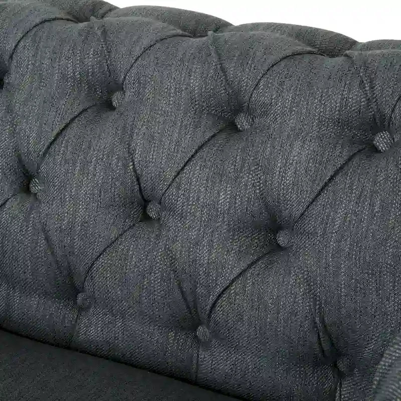 Castalia Chesterfield Tufted Club Chair by Christopher Knight Home - 39.00 L x 33.50 W x 28.00 H