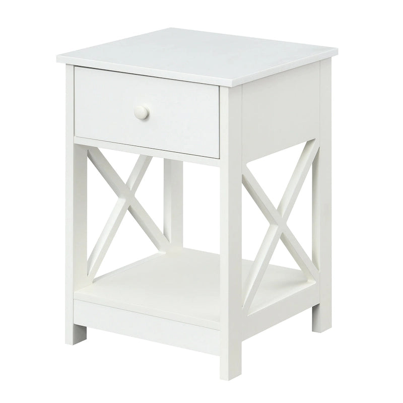 Convenience Concepts Oxford 1 Drawer End Table with Shelf