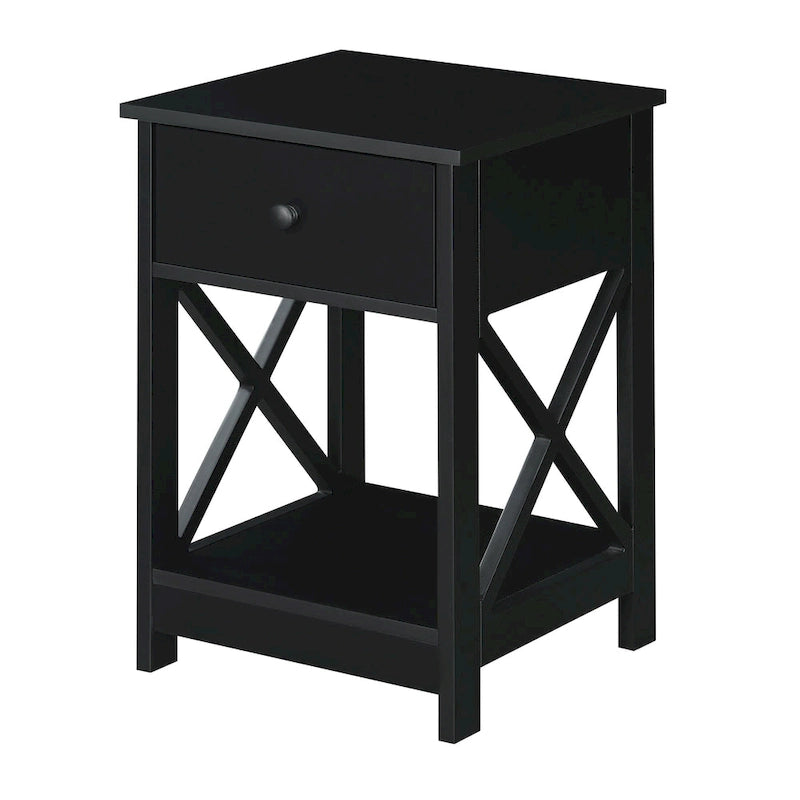 Convenience Concepts Oxford 1 Drawer End Table with Shelf