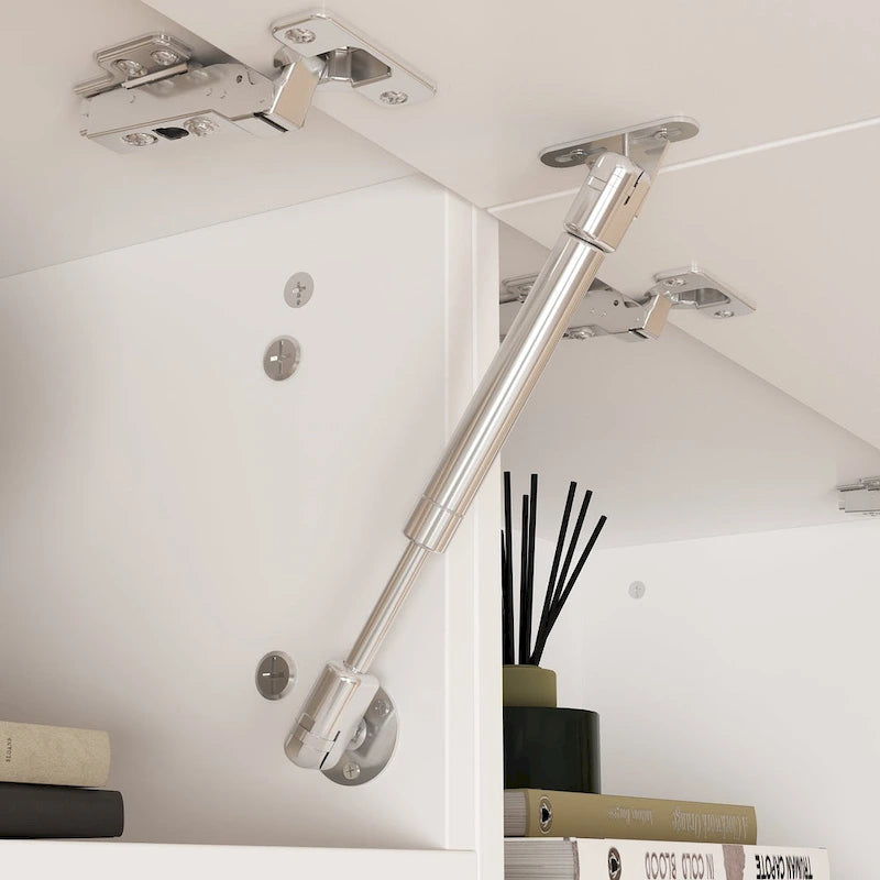 Versatile Wall Unit TV Stand LED Lighting - Accommodates TVs up to 75