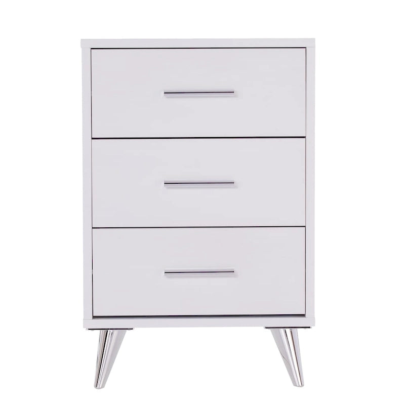 SEI Furniture Narva Mid-century Modern Storage Nightstand