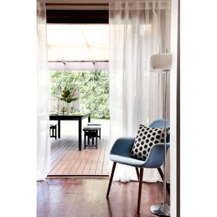 Mid Century Modern Upholstered Organic Dining Armchair with Wooden Walnut Legs