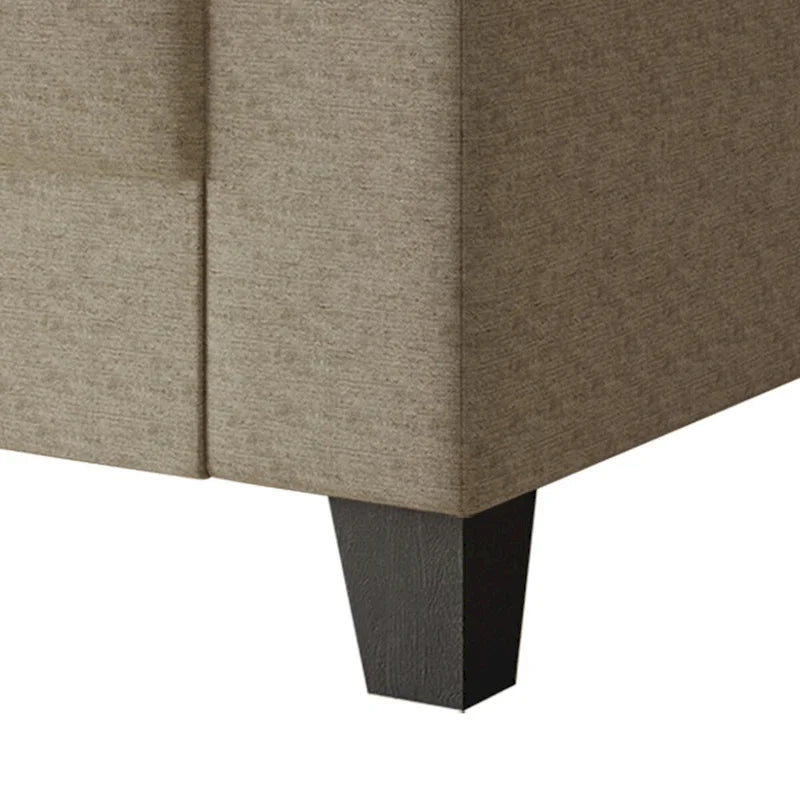 CraftPorch Simple Style Linen Upholstered Arm Chair