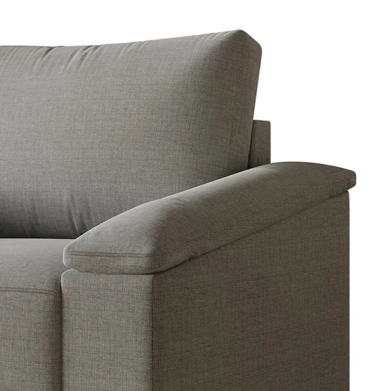 CraftPorch Simple Style Linen Upholstered Arm Chair