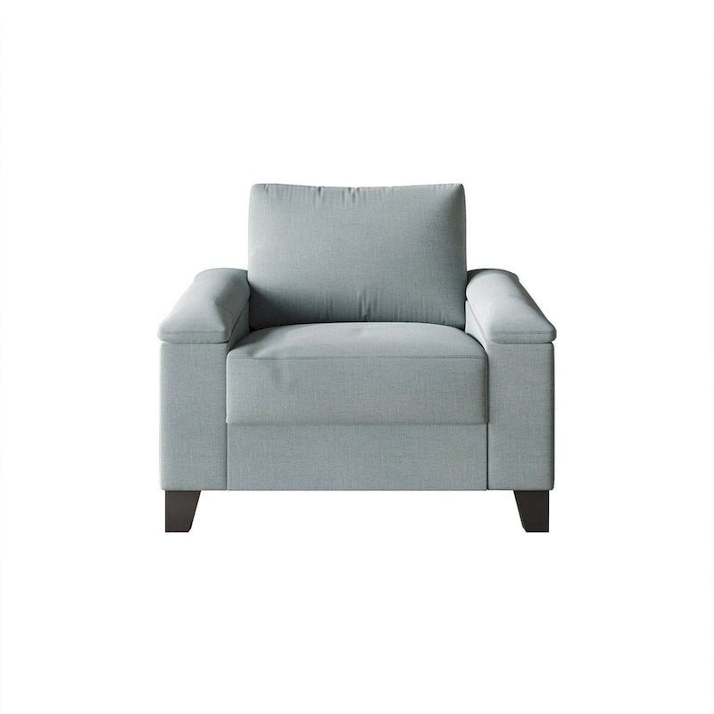 CraftPorch Simple Style Linen Upholstered Arm Chair