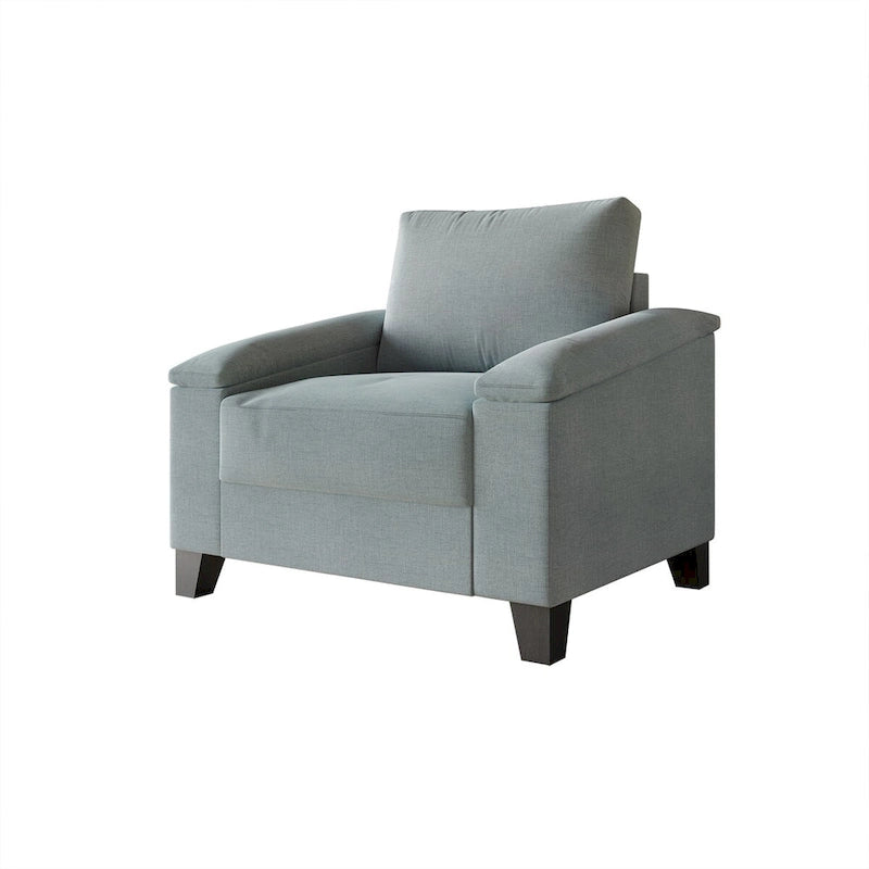 CraftPorch Simple Style Linen Upholstered Arm Chair