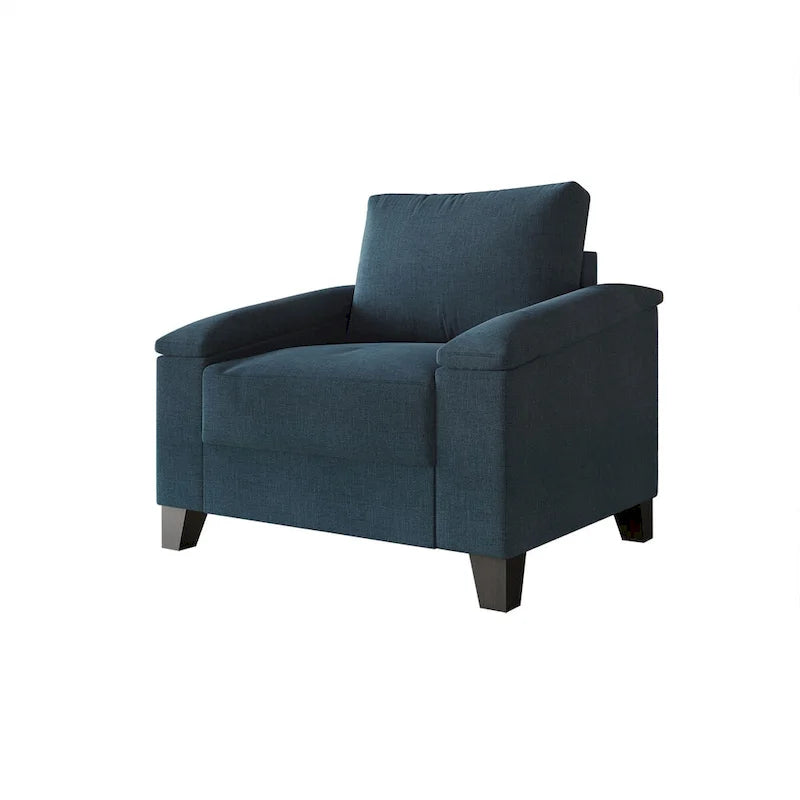 CraftPorch Simple Style Linen Upholstered Arm Chair