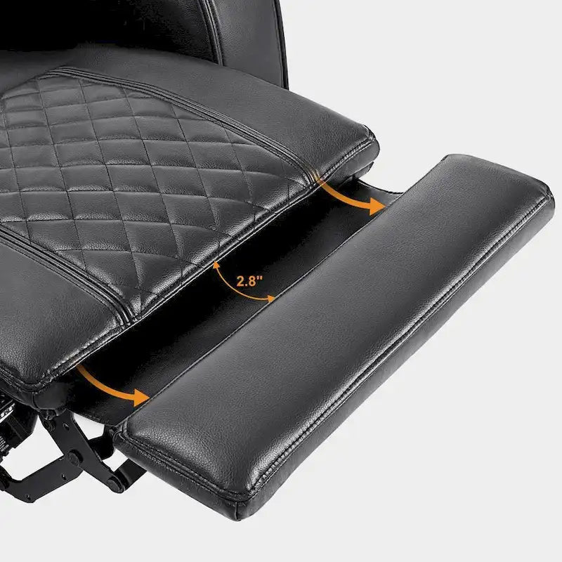 MCombo Power Recliner Chair, Electric Reclining Sofa with Adjustable Headrest and USB & Type Port, Faux Leather HTS432
