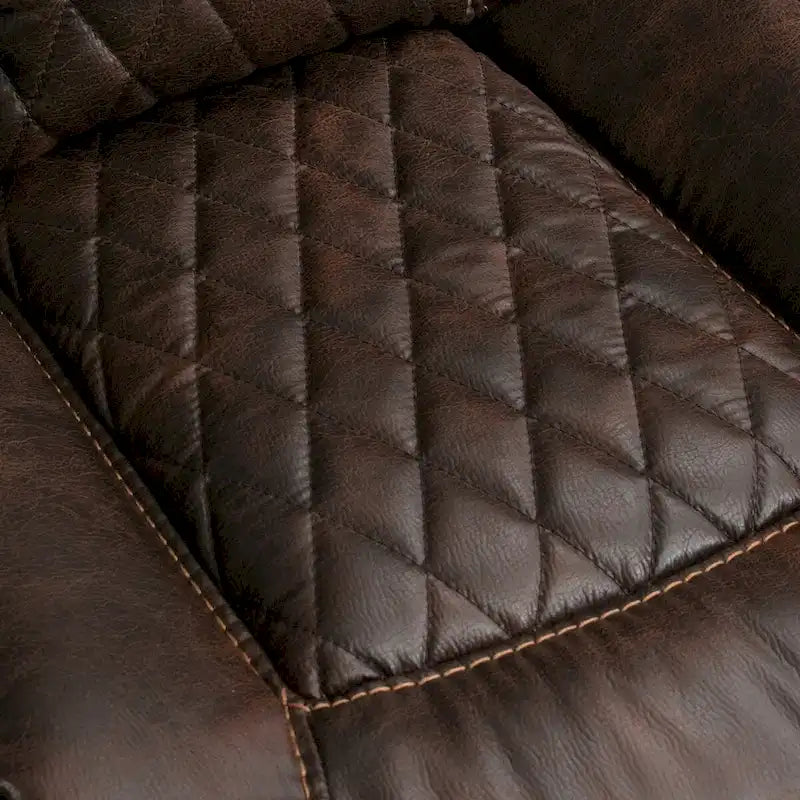 Ebello Leather Electric Power Recliner with Comfortable Footrest for Living Room