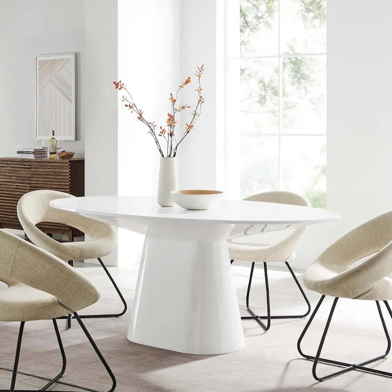 75" Oval Dining Table