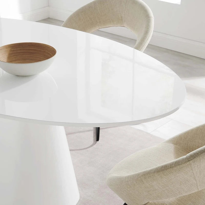 75" Oval Dining Table