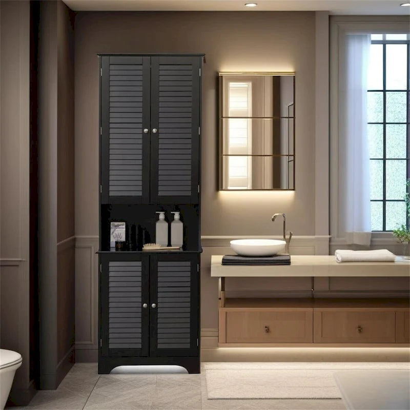 Tall Narrow Bathroom Storage Cabinet