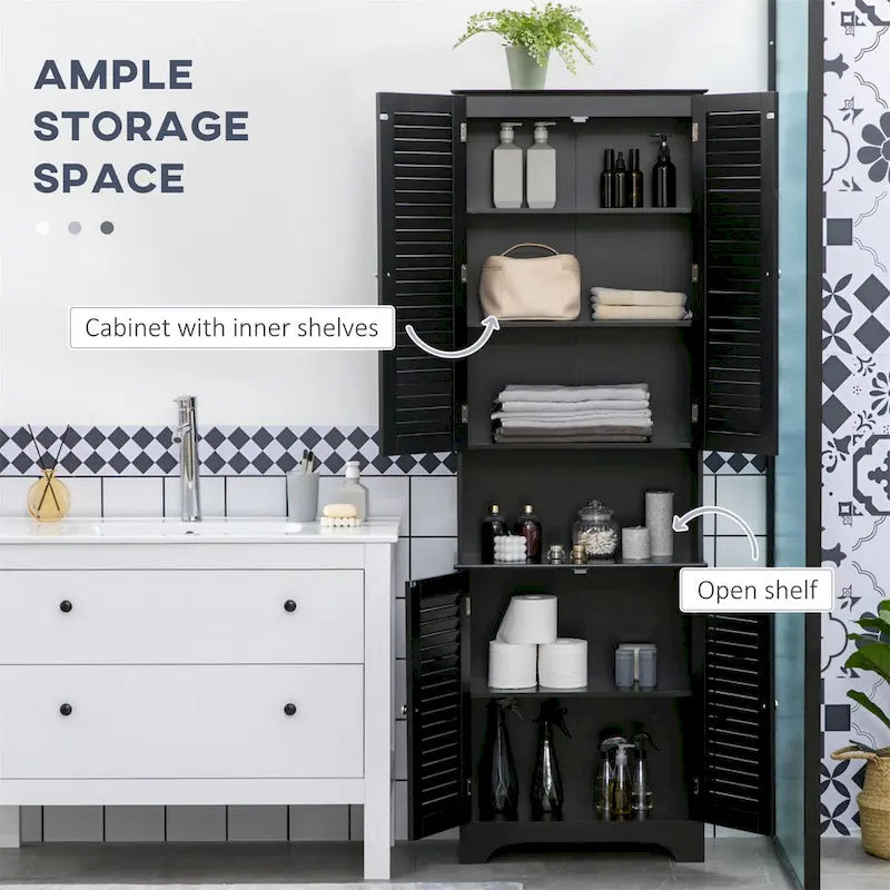 Tall Narrow Bathroom Storage Cabinet